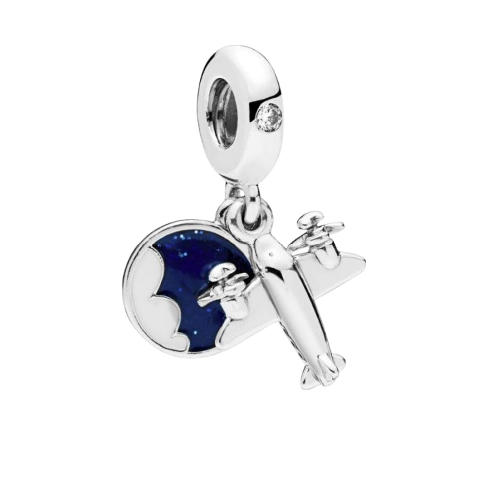 Charm de plata de ley 925 para pulsera: bonitos charms colgantes de corazón, mariposa, arcoíris y manzana, regalo para mujer.