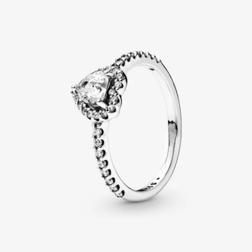 plata de ley 925
Anillos de halo brillante en plata de ley 925