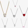 Collar de plata de ley 925: joyería minimalista y elegante para mujer