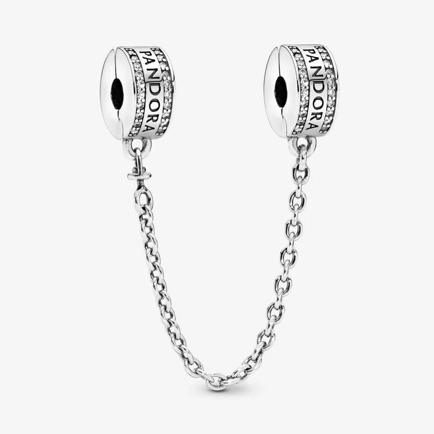 Charm de cadena de seguridad brillante