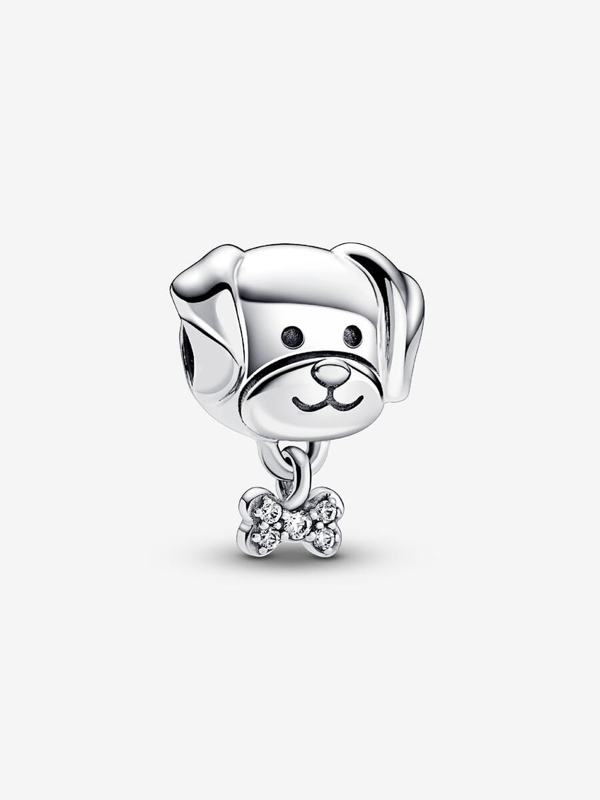 Abalorios Bonitos de Plata de Ley 925 – Estrella Rosa, Flor, Perro y Cuentas Dulces para Pulsera