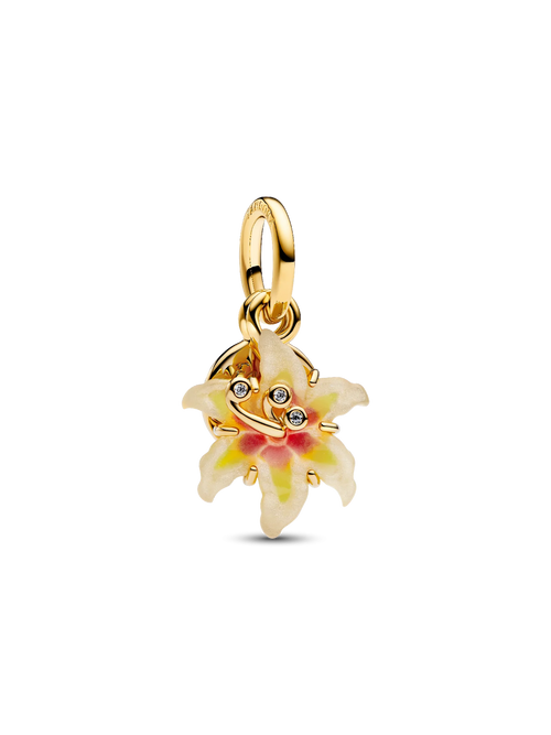 925 Sterling Silver Gold Plated Charms – Love, Flowers charms, hand Hamsa, mother and daughter