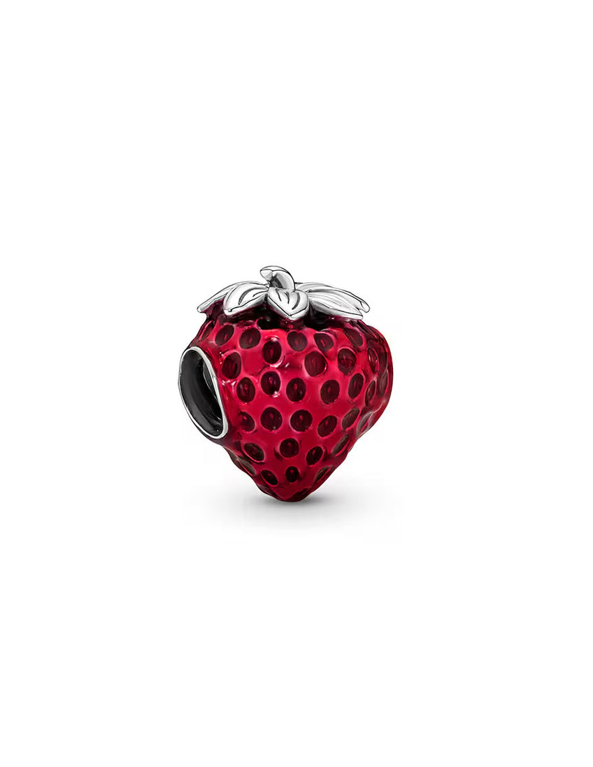 925 Sterling Silver Mixed Charms Set – Cute animals & Fruits like Strawberries Charms