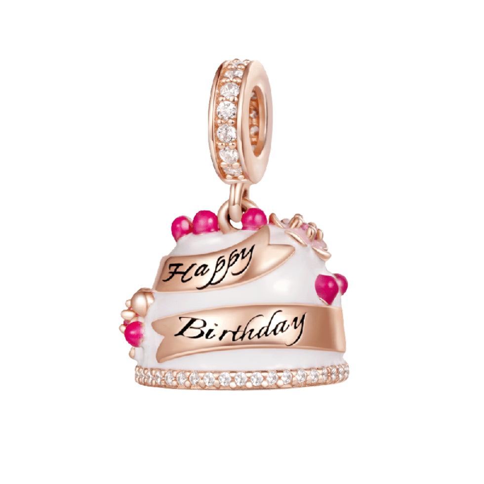 Precioso dije de plata de ley 925 para pulsera: corazón, corona y ojo malvado. Regalo.